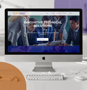 Primotech Website- Portfolio Of Developers Of Sbinnovations